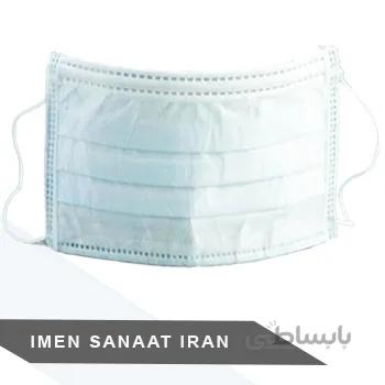 ماسک سه لایه کش دار یکبارمصرف