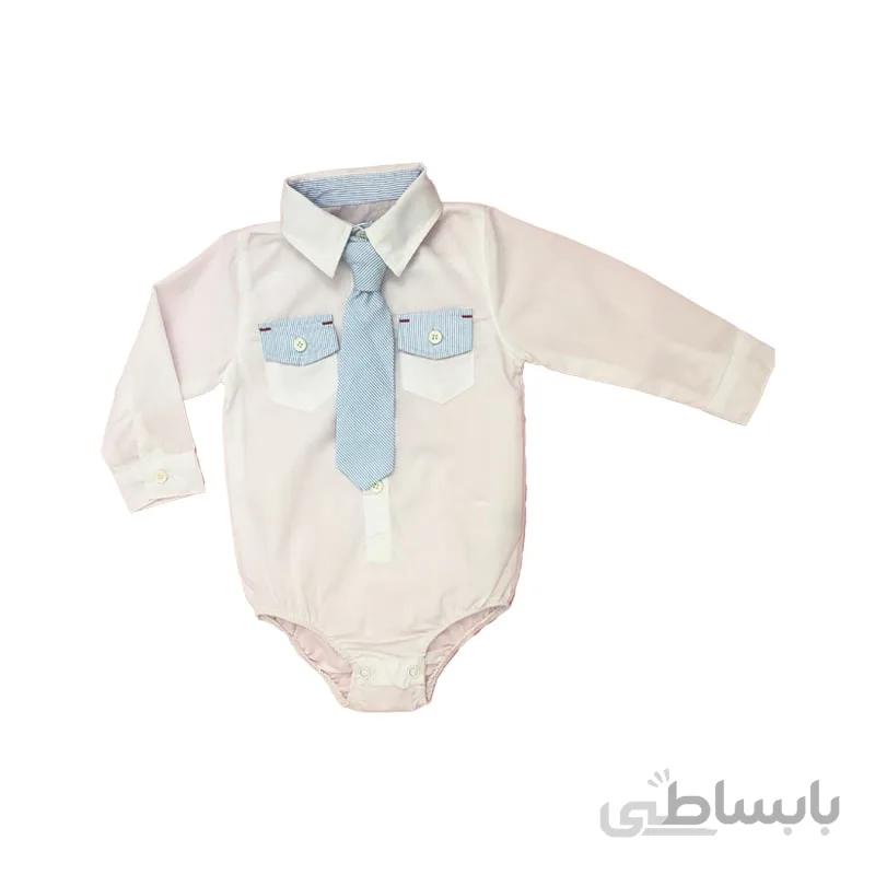 لباس زیر دکمه دار نوزادی مجلسی