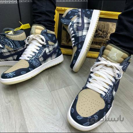 کتونی اورجینال نایک اس بی دانک تراویس ساقدار Travis Scott x Nike SB Dunk High