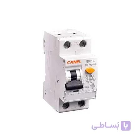 کلید محافظ جان RCCB و 2 پل نول دار 25 آمپر 30mA حساسیت کانل