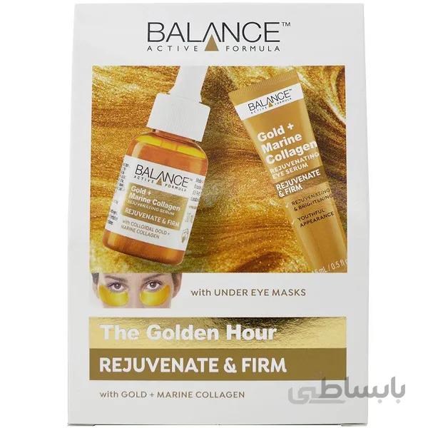 پک جوانساز گلد کلاژن بالانس BALANCE | دور چشم و سرم گلد کلاژن
