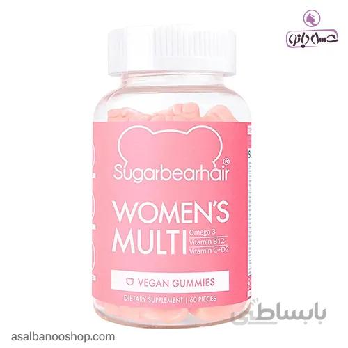 پاستیل مولتی ویتامین زنانه شوگر بیر