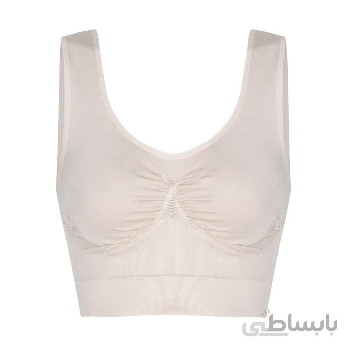 گن نیم تنه سوتین رکابی کد 4015 کرم