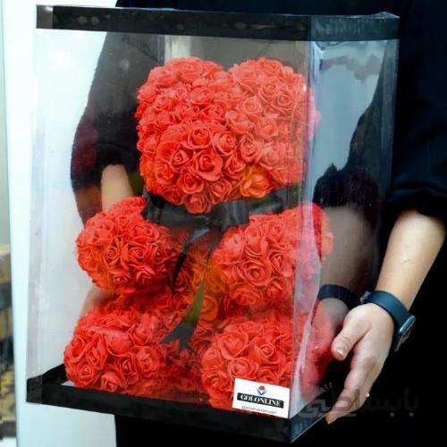 خرس تدی با رز