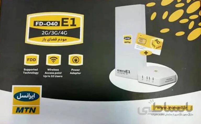 مودم فضای باز 4G ایرانسل مدل FD-040