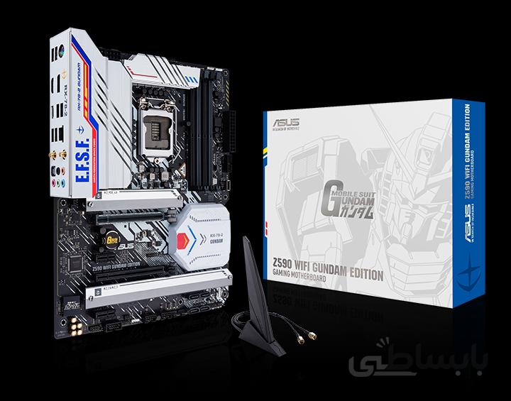 مادربرد ایسوس Z590 GUNDAMZ590 WIFI GUNDAM EDITION ا Z590 WIFI GUNDAM EDITION MOTHERBOARD