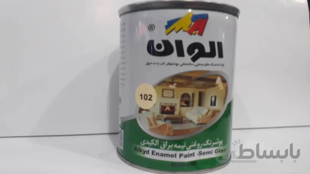رنگ روغنی کیلو الوان مارک سبز کرم کد102