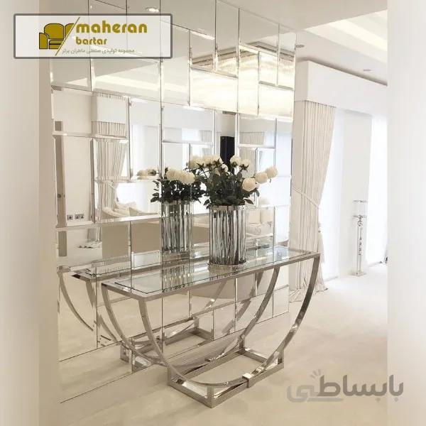 میز کنسول استیل مدل لیندا LINDA