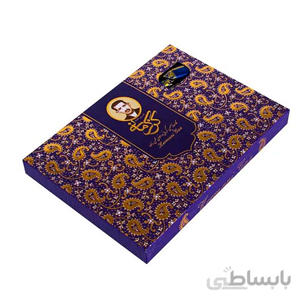 گز کرمانی لقمه ۲۸ درصد مخلوط پسته و بادام