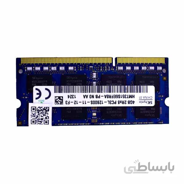 رم لپ تاپ 4 گیگابایت DDR3 PC3L 12800s ا laptop DDR3 PC3L ram 4 gigabytes 12800s