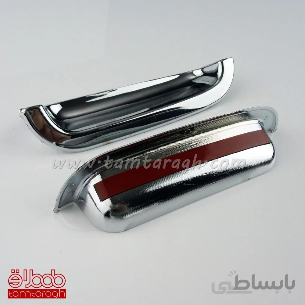 قاب زیر دستگیره استیل تیبا