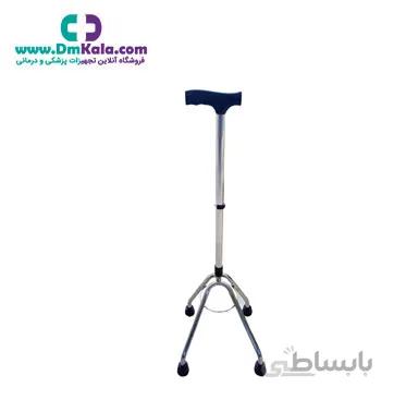 عصا چهار پایه استاندارد (کد: ۳۲۰۲۲۰) سروپیکر توس ا Sarv Peykar Toos Standard four-legged cane Code 320220