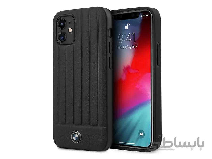 قاب چرمی آیفون 12 و 12 پرو طرح بی ام و CG Mobile iphone 12/12 Pro BMW Leather Case