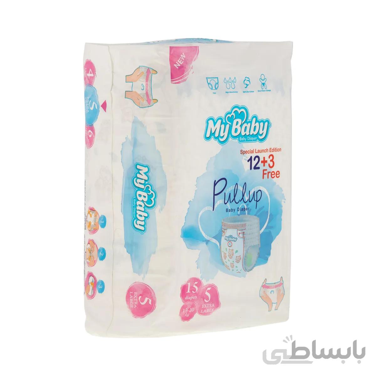 پوشک شورتی مای بیبی سایز5