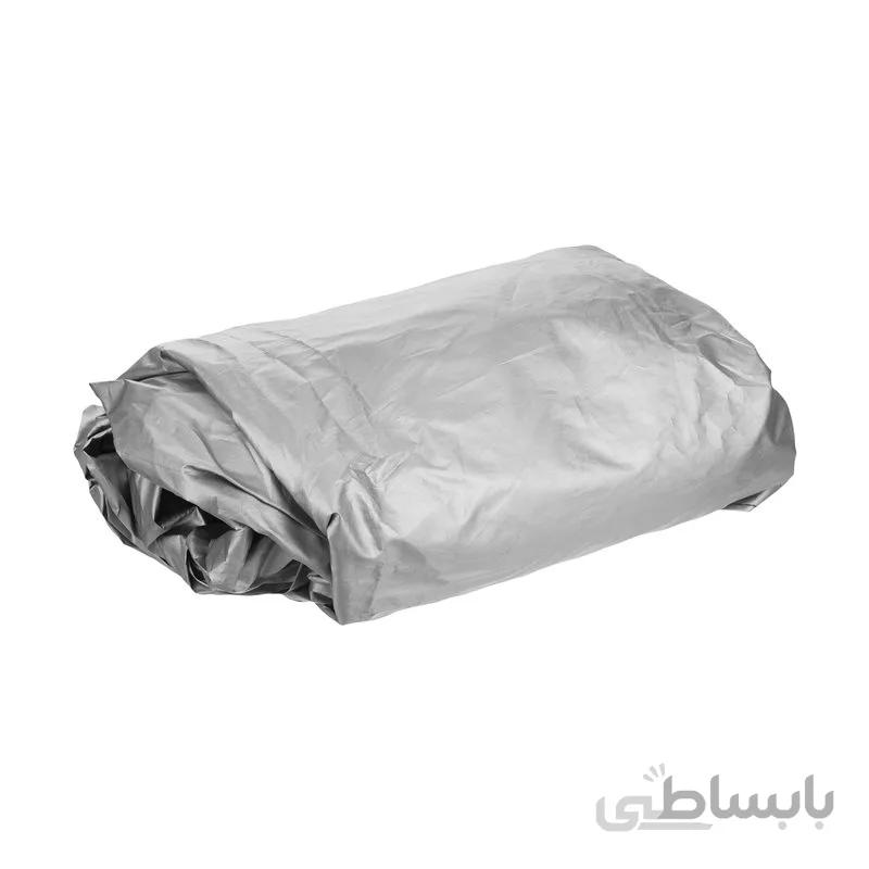 چادر موتور سیکلت مدل 111 رنگ مشکی و طوسی