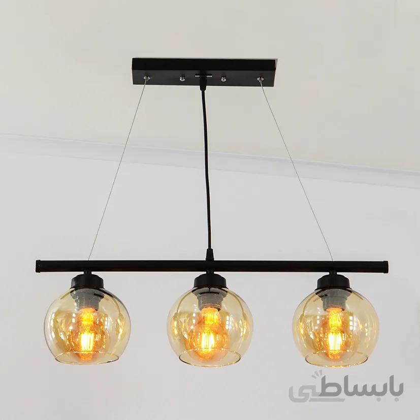 لوستر آویز مدرن سه شعله کد P501/3