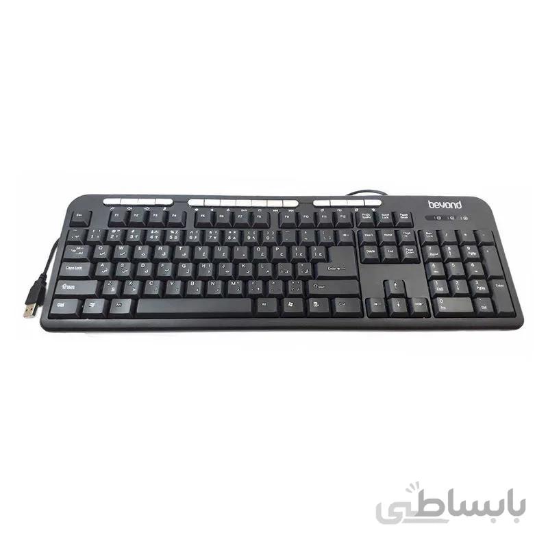 کیبورد با سیم بیاند مدل BK-4891 با حروف فارسی