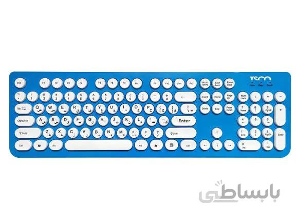 کیبورد بی سیم تسکو مدل TK 7001W ا TSCO TK 7001W wireless Keyboard With Perisan Letters