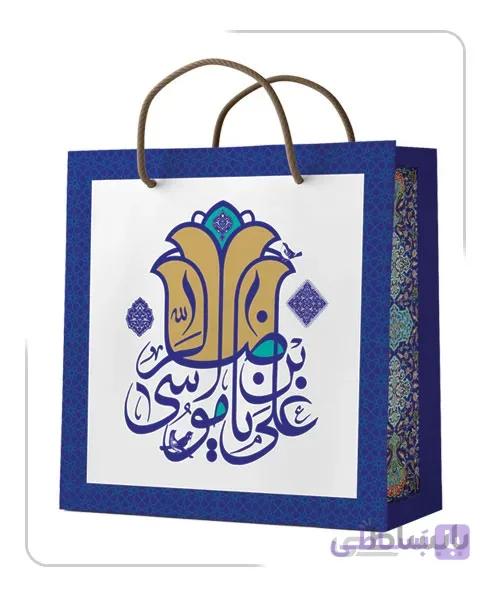 ساکدستی فانتزی امام رضا با کاغذ گلاسه کد10069