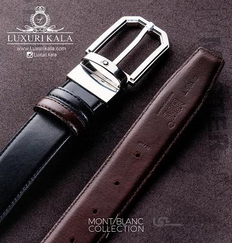 کمربند چرم MONT BLANC ا MONT BLANC BELT