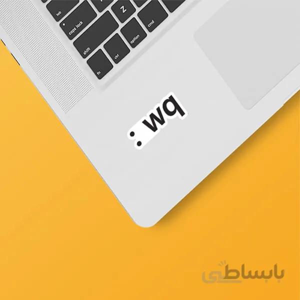 استیکر لپ تاپ طرح برنامه نویسی ۰۸