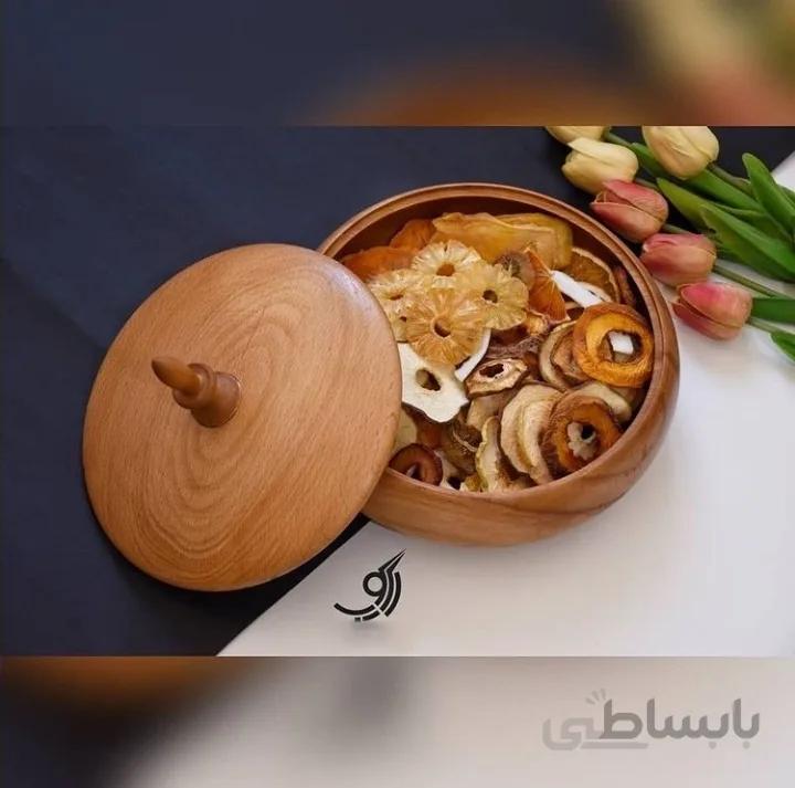 آجیل خوری چوبی قطر ۲۵ کد ۱۰۲۲۰۹