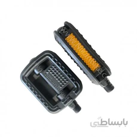 رکاب دوچرخه مدل چهارگوش توپر - بسته 2 عددی