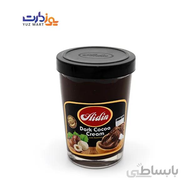 کرم کاکائو صبحانه تلخ با مغز فندق آیدین - 190 گرم