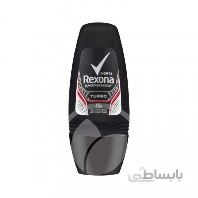مام رول ضد تعریق مردانه مدل توربو 48 ساعته رکسونا 50 میلی لیتر ا Rexona Roll On Deodorant Turbo50 ml