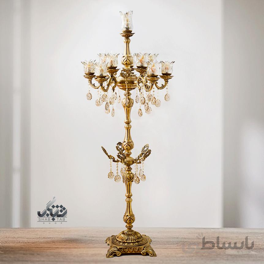 آباژور ایستاده پنج شاخه یازده شعله کد 3559