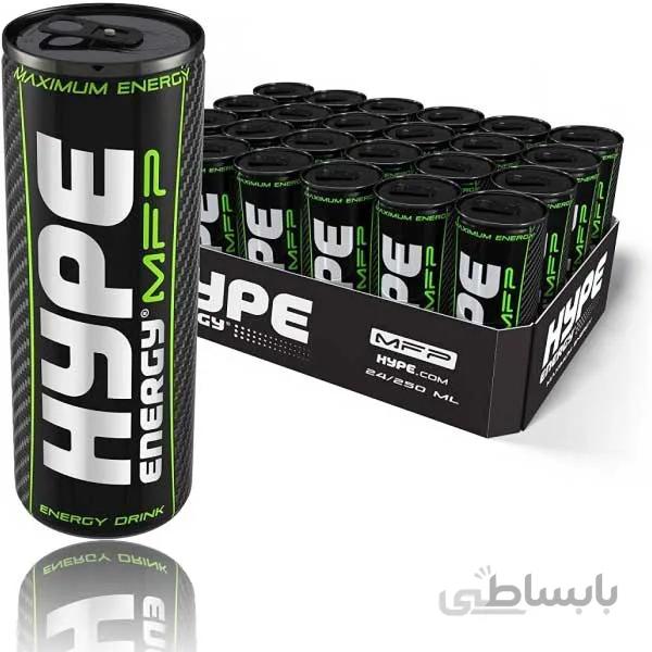 نوشابه انرژی زا ام اف پی هایپ Hype خارجی 250 میلی لیتر