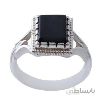 انگشتر نقره مردانه کد AM_1205