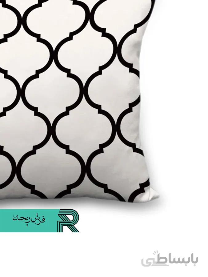 کوسن مخمل طرح مدرن طرح windows زمینه سفید