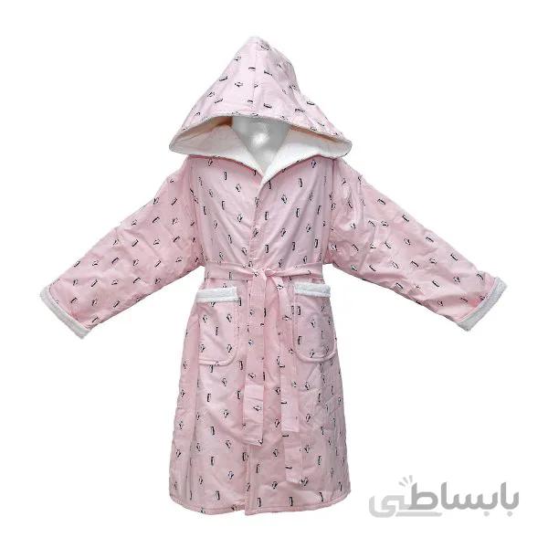 حوله پالتویی کودک BMA رنگ صورتی