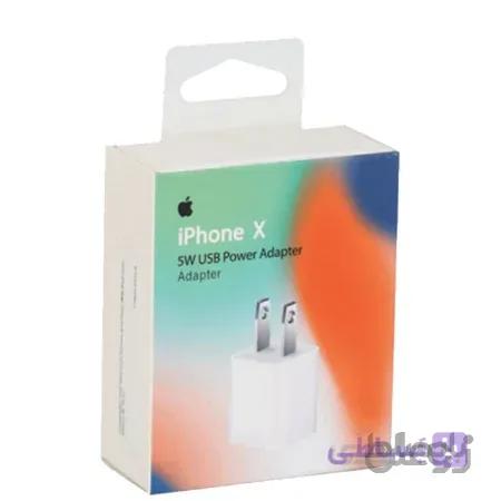 آداپتور اورجینال آیفون Apple iphone X — تصویر 1