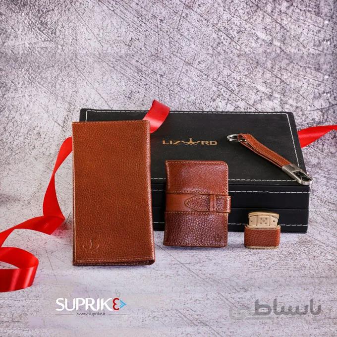 ست چرم طبیعی مردانه Lz2