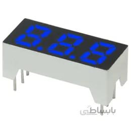 LED 7Seg 3Digits Blue 0.24" | 00
