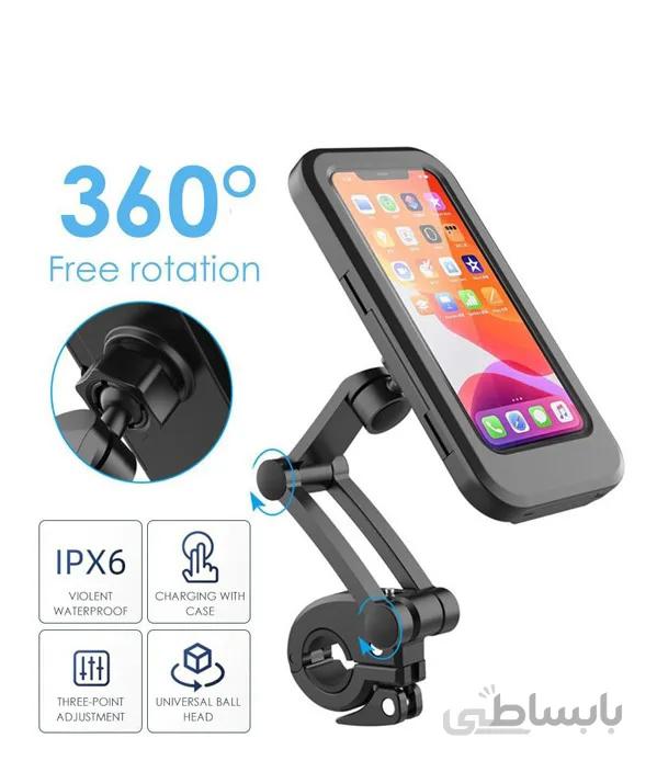 هولدر گوشی دوچرخه و موتور ضد آب با چرخش 360 درجه Generic