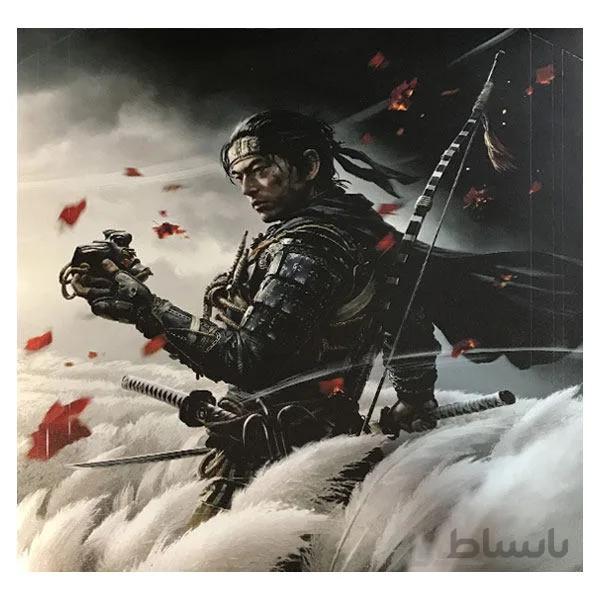 خرید برچسب پلی استیشن ۴ اسلیم مدل ghost of tsushima