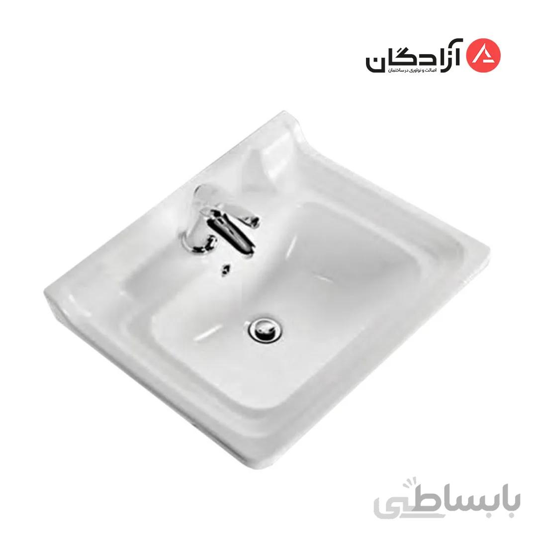 روشویی روکابینتی مروارید مدل تانیا 60