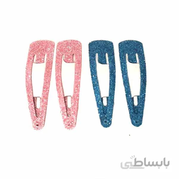 گیره مو تق تقی مجموعه 4 عددی