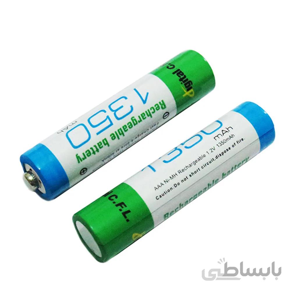 باتری نیم قلمی لیتیوم یون قابل شارژ 1350 میلی آمپرساعت CFL