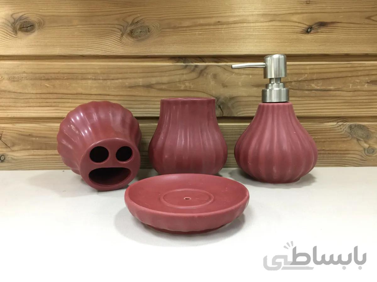 ست سرویس بهداشتی ۴تیکه سرامیکی