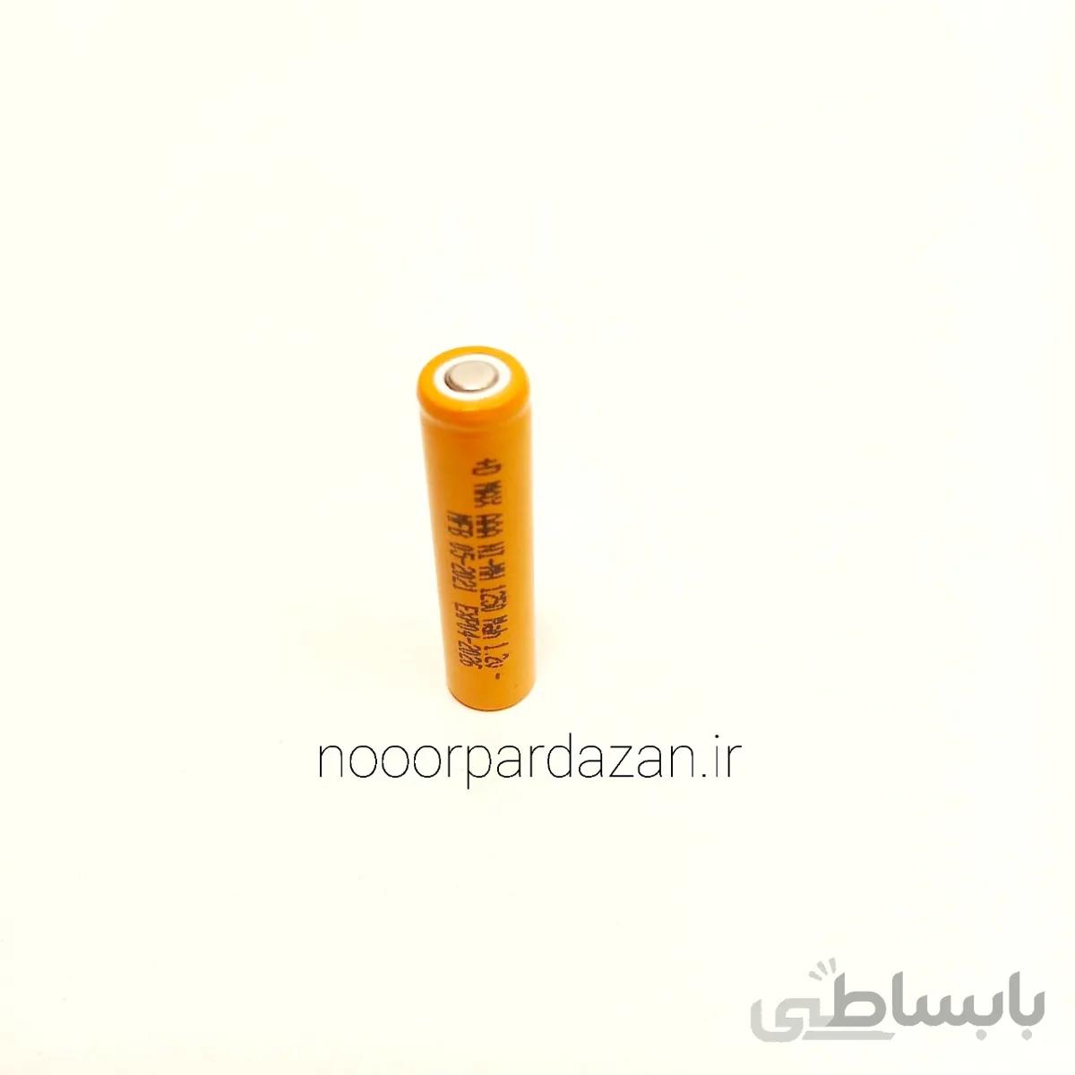 باتری نیم قلمی قابل شارژ نیکل کادمیوم سرتخت با استاندارد AAA