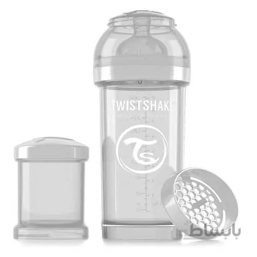 شیشه شیر Twistshake تویست شیک 260 میلی لیتر سفید