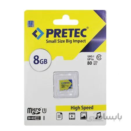 کارت حافظه پرتک مدل micro ظرفیت 8 گیگابایت