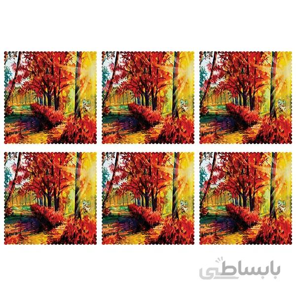 زیر بشقابی رنس مدل U1-42116 بسته ۶ عددی
