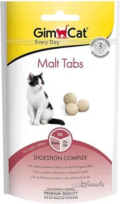 تشویقی Gimcat حاوی مالت مخصوص گربه جلوگیری کننده از تشکیل گلوله مویی - 40گرم