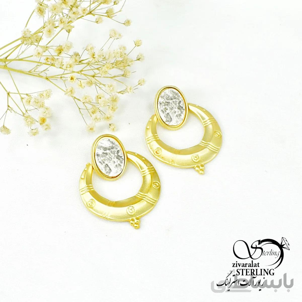 گوشواره ترک دست ساز زنانه کد 6176