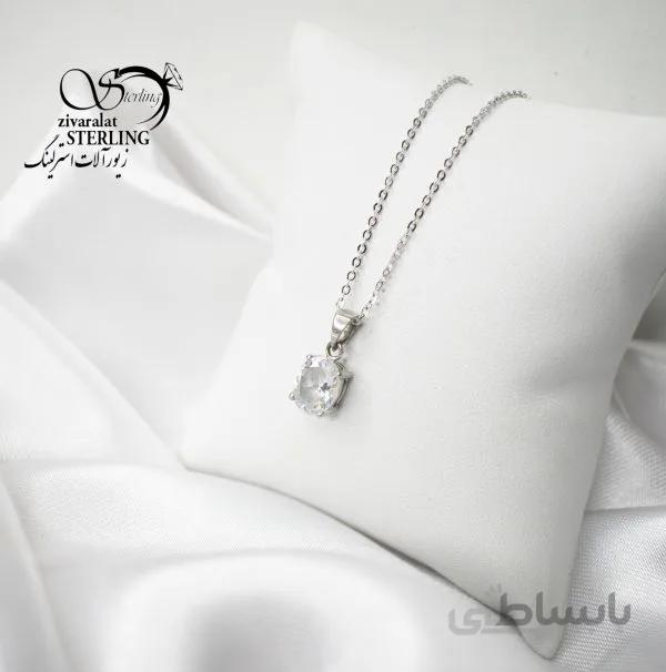 گردنبند نقره زنانه کد 180578